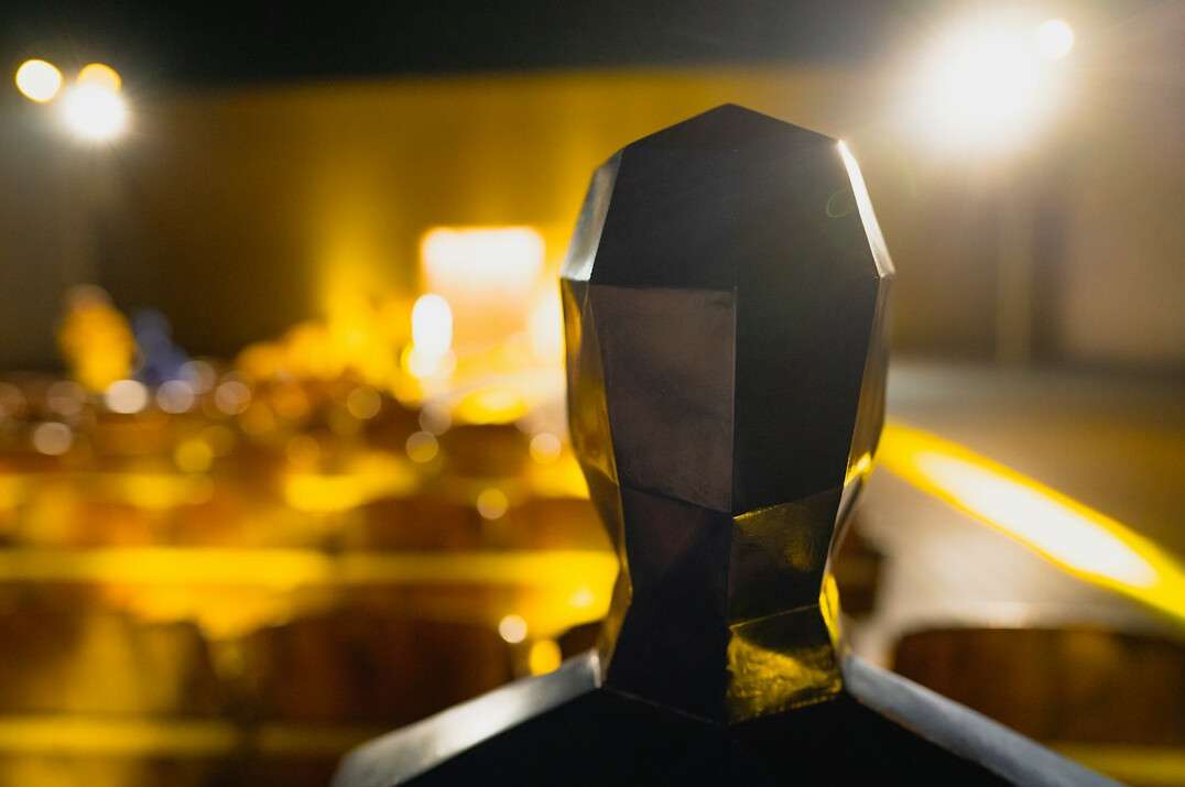 film award trophy close up