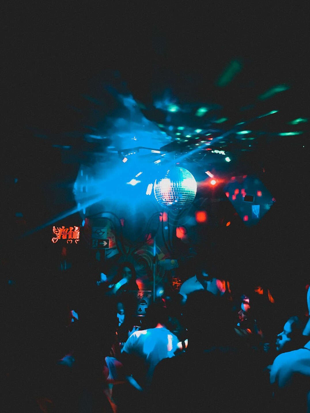 nightclub party scene